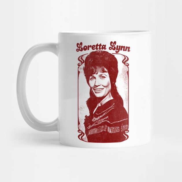 Loretta Lynn // Retro Style Fan Art Design by DankFutura